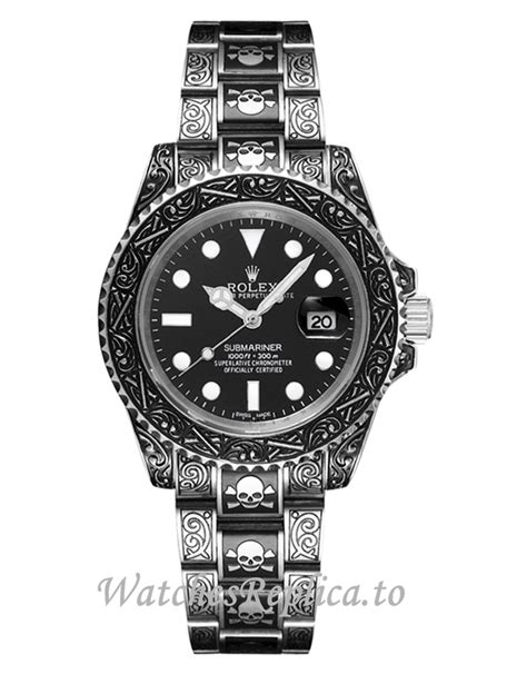 rolex submariner skull limited edition replica|rolex submariner original.